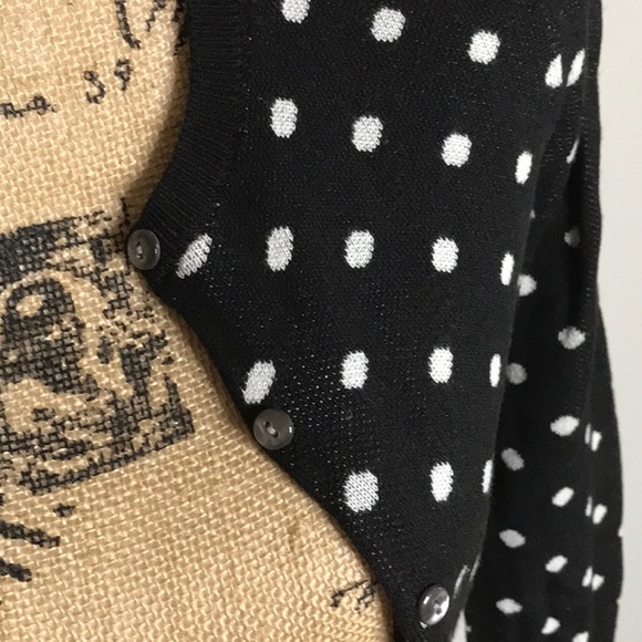 Ann Taylor dot cardigan - Picture 3 of 5